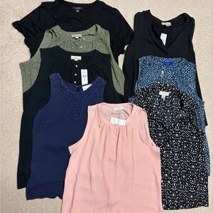 Lot of 8 blouses size medium petite medium
